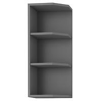Scandi/Ava/Nessa 30g-72 zak viseći el.završni otvoreni s policama 30x29x72 tamno sivi