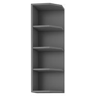 Scandi/Ava/Nessa 30g-90 zak viseći el.završni otvoreni s policama 30x29x90 tamno sivi