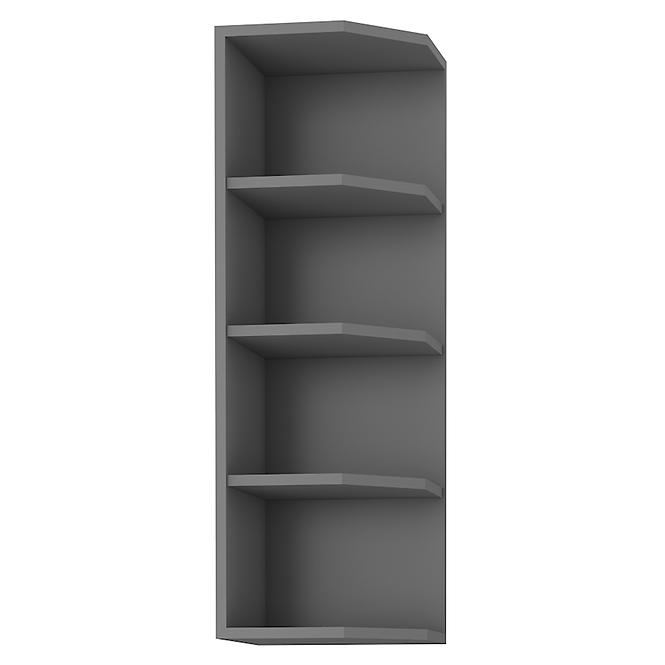 Scandi/Ava/Nessa 30g-90 zak viseći el.završni otvoreni s policama 30x29x90 tamno sivi