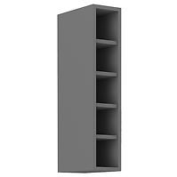 Scandi/Ava/Nessa 15g-72 otw viseći el.s policama 15x30x72 tamno sivi