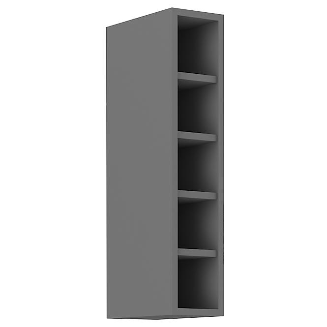 Scandi/Ava/Nessa 15g-72 otw viseći el.s policama 15x30x72 tamno sivi
