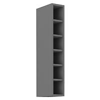 Scandi/Ava/Nessa 15g-90 otw viseći el.s policama 15x30x90 tamno sivi