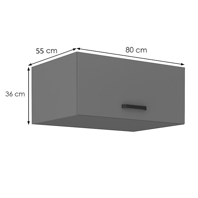Nessa 80 nagu-36 1f element 1 vrata 80x55x36 tamno sivi