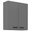 Nessa 80g-90 2f viseći el.2 vrata 80x29x90 tamno sivi