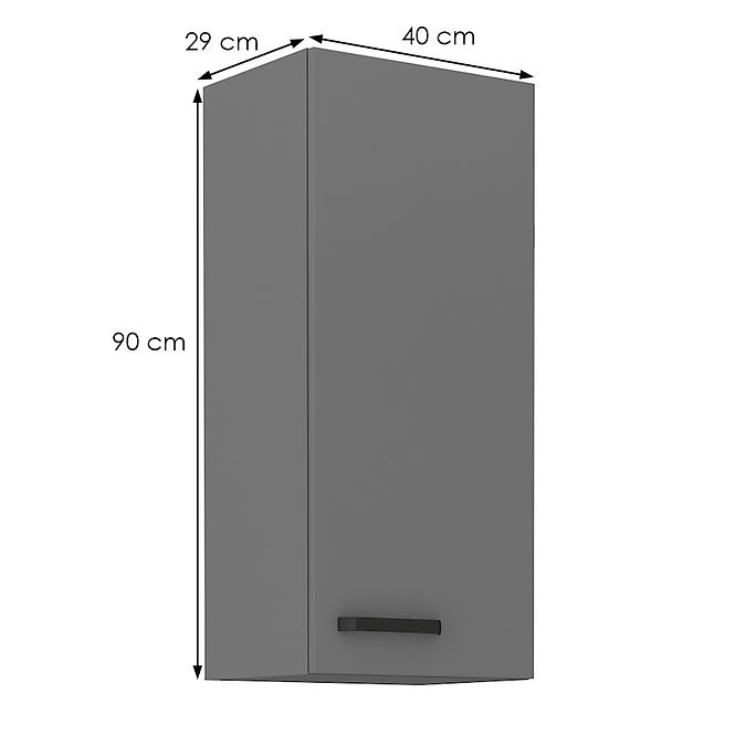 Nessa 40g-90 1f viseći el.1 vrata 40x29x90 tamno sivi