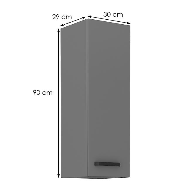 Nessa 30g-90 1f viseći el.1 vrata 30x29x90 tamno sivi