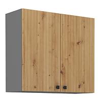 Ava 80g-72 2f kuhinjski element 2 vrata 80x29x71,5 cm natur (artisan hrast)/sivi