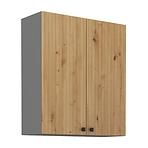Ava 80g-90 2f kuhinjski element 2 vrata 80x29x90 cm natur (artisan hrast)/sivi