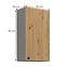 Ava 50g-90 1f kuhinjski element 1 vrata 50x29x90 cm natur (artisan hrast)/sivi,2