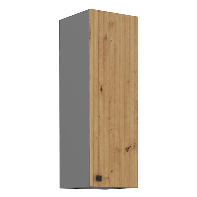 Ava 30g-90 1f kuhinjski element 1 vrata 30x29x90 cm natur (artisan hrast)/sivi