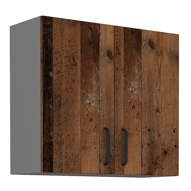 Tessa 80g-72 2f kuhinjski element 2 vrata 80x29x71,5 cm rustik drvo/tamno sivi