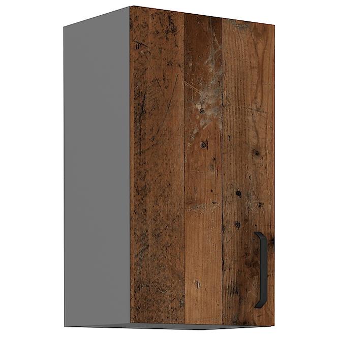Tessa 40g-72 1f kuhinjski element 1 vrata 40x29x71,5 cm rustik drvo/tamno sivi