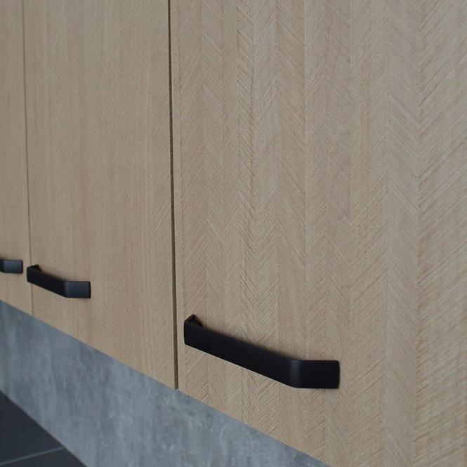 Scandi 80d 3s bb kuhinjski element 3 ladice 80x50x87 cm natur/tamno sivi