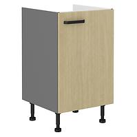 Scandi 50 1f kuhinjski element 50x50x87 cm natur/tamno sivi