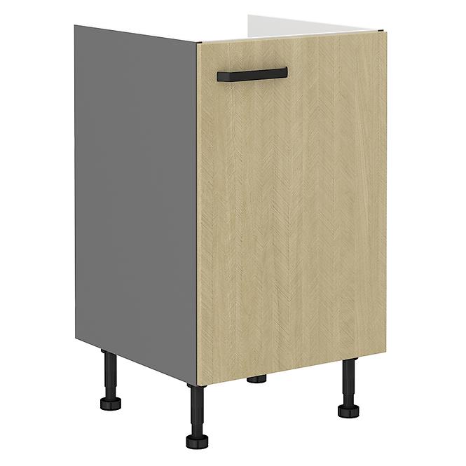 Scandi 50 1f kuhinjski element 50x50x87 cm natur/tamno sivi
