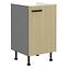 Scandi 50 1f kuhinjski element 50x50x87 cm natur/tamno sivi