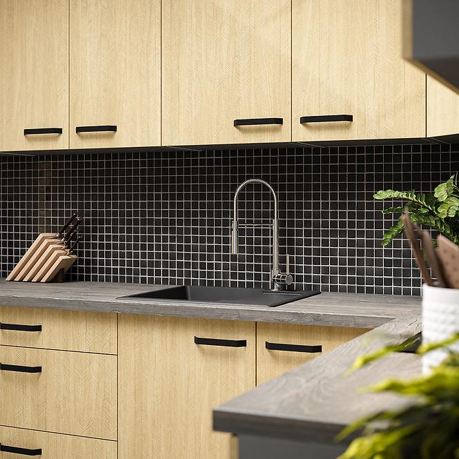 Scandi 50d 1f 1s kuhinjski element 1 vrata+1 ladica 50x50x87 cm natur/tamno sivi
