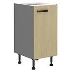 Scandi 40d kuhinjski element 1 vrata 40x50x87 cm natur/tamno sivi