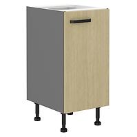 Scandi 40d kuhinjski element 1 vrata 40x50x87 cm natur/tamno sivi