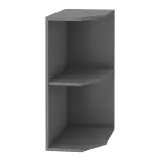 Scandi/Ava/Nessa 30d zak bb baza završna otvorena s policama 30x50x87 tamno siva