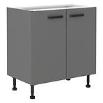 Nessa 80d 2f bb baza 2 vrata 80x50x87 tamno sivi