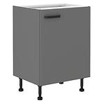 Nessa 60d 1f bb baza 1 vrata 60x50x87 tamno siva