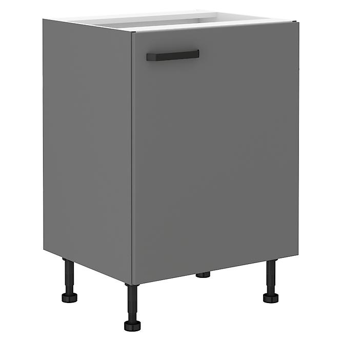 Nessa 60d 1f bb baza 1 vrata 60x50x87 tamno siva