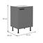 Nessa 60d 1f bb baza 1 vrata 60x50x87 tamno siva,2