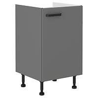 Nessa 50zl 1f bb baza za sudoper 1 vrata 50x50x87 tamno siva