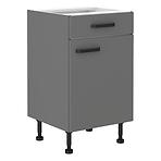 Nessa 50d 1f 1s bb baza 1 vrata+1 ladica 50x50x87 tamno siva