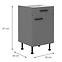 Nessa 50d 1f 1s bb baza 1 vrata+1 ladica 50x50x87 tamno siva,2