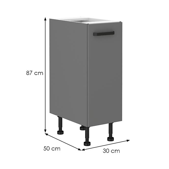 Nessa 30d cargo bb baza s izlačnim košem 30x50x87 tamno siva