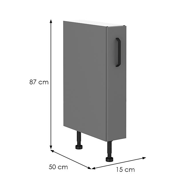 Nessa 15d cargo bb baza s izlačnim košem 15x50x87 tamno siva