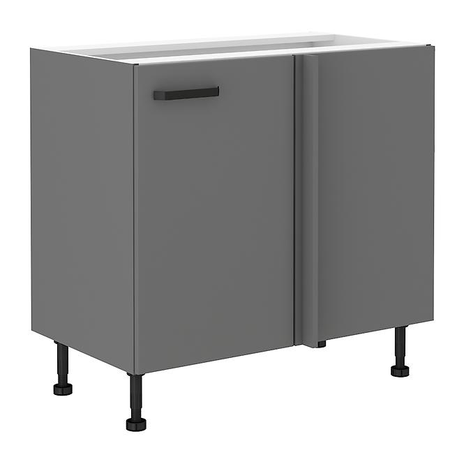 Nessa 105 nd 1f bb baza kutna 1 vrata 90(105)x50x87 tamno sivi reverzibilni