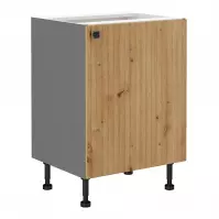 Ava 60d 1f bb kuhinjski element 1 vrata 60x50x87 cm natur (artisan hrast)/siva Ava 60d 1f bb kuhinjski element 1 vrata 60x50x87 cm natur (artisan hrast)/siva