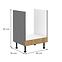 Ava 60dg bb kuhinjski element 60x50x87 cm natur (artisan hrast)/siva,2