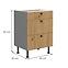 Ava 60d 3s bb kuhinjski element 3 ladice 60x50x87 cm natur (artisan hrast)/siva,2