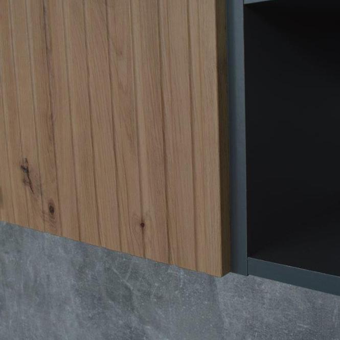 Ava 40d 1f bb kuhinjski element 1 vrata 40x50x87 cm natur (artisan hrast)/siva