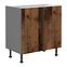 Tessa 80d 2f bb kuhinjski element 2 vrata 80x50x87 cm rustik drvo/tamno sivi