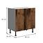 Tessa 80d 2f bb kuhinjski element 2 vrata 80x50x87 cm rustik drvo/tamno sivi,2
