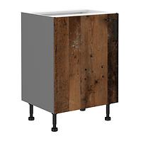 Tessa 60d 1f bb kuhinjski element 1 vrata 60x50x87 cm rustik drvo/tamno sivi