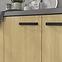 Scandi 60dps-215 1f 3skuhinjski element 1 vrata+3 ladice 60x57x215 cm natur/tamno sivi,3