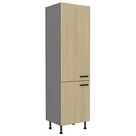 Scandi 60lo-215 2f kuhinjski element 2 vrata 60x55x215 cm natur/tamno sivi
