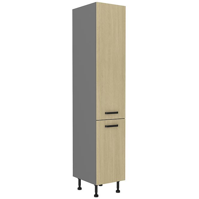 Scandi 40dk-215 2f kuhinjski element 2 vrata 40x57x215 cm natur/tamno sivi