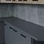 Nessa 60dp-215 2f ormar 2vrata+otvor za pećnicu 60x55x215 tamno sivi,5