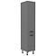 Nessa 40dk-215 2f ormar 2 vrata 40x57x215 tamno sivi