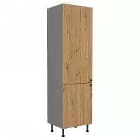 Ava 60dk-215 2f kuhinjski element 2 vrata 60x55x215 cm natur (artisan hrast)/siva Ava 60dk-215 2f kuhinjski element 2 vrata 60x55x215 cm natur (artisan hrast)/siva