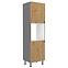 Ava 60dp-215 2f kuhinjski element 2 vrata 60x55x215 cm natur (artisan hrast)/siva