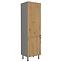 Ava 60lo-215 2f kuhinjski element 2 vrata 60x55x215 cm natur (artisan hrast)/siva