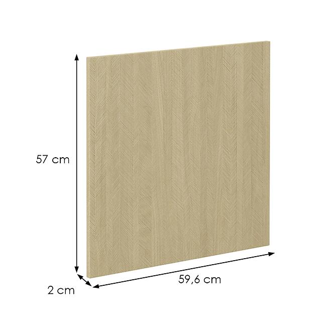 Scandi kuhinjska fronta 57x59,6 cm natur